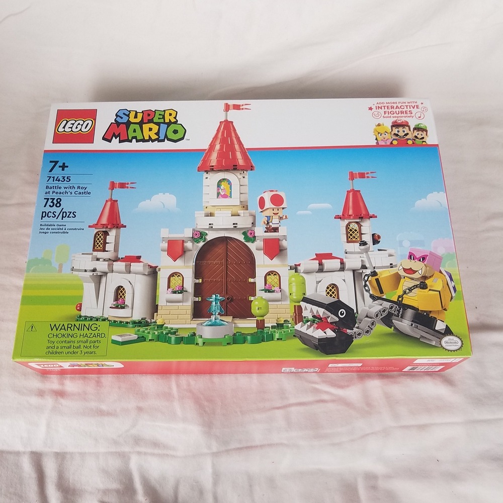 LEGO Super Mario 71435 Battle with Roy at Peach's Castle 738pc New Sealed 2024